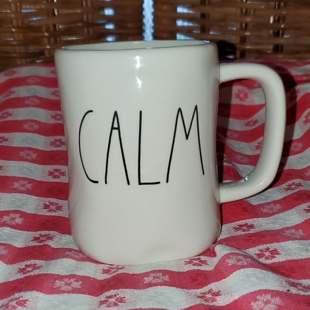 Rae Dunn by Magenta CALM Mug Cup NWT